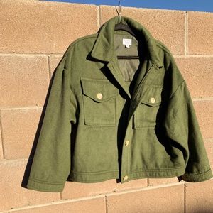 Olive green jacket
